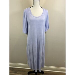 Lane Bryant Livi Women's Tie Dye Short Sleeve Tunic Shirt Dress